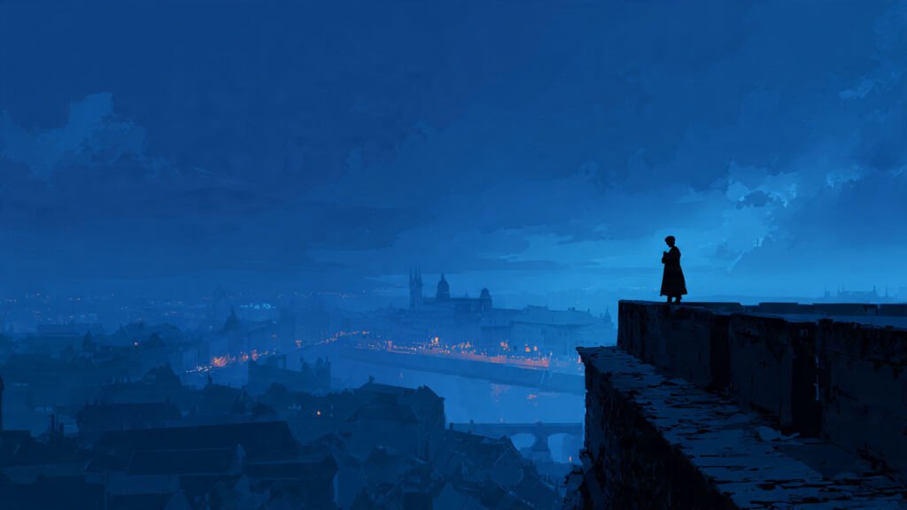 Prophetic watchman standing on the wall during the 3 AM watch.