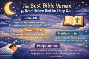 20 Bible Verses to Read Before Bed