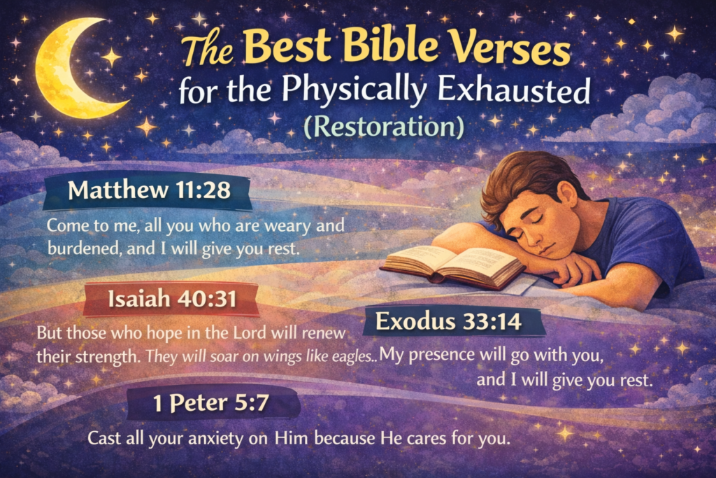 The Best Bible Verses for the Physically Exhausted (Restoration)