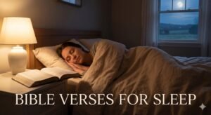 Bible Verses for Sleep: 12 Calming Scriptures for Insomnia & Racing Thoughts