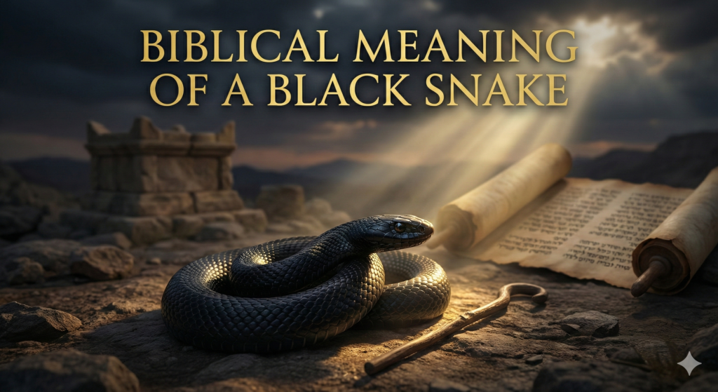  understand what the Biblical Meaning of a Black Snake is in your dream..." 