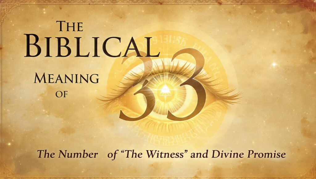 the biblical meaning of 33 the number of the witness