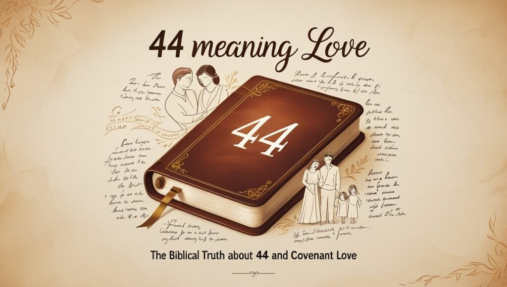 44 Meaning Love: The Biblical Truth About 44 and Covenant Love