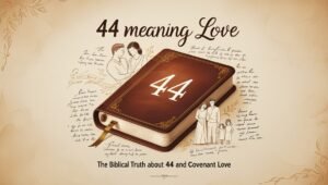 44 Meaning Love: What the Bible Really Says About 44 and Love