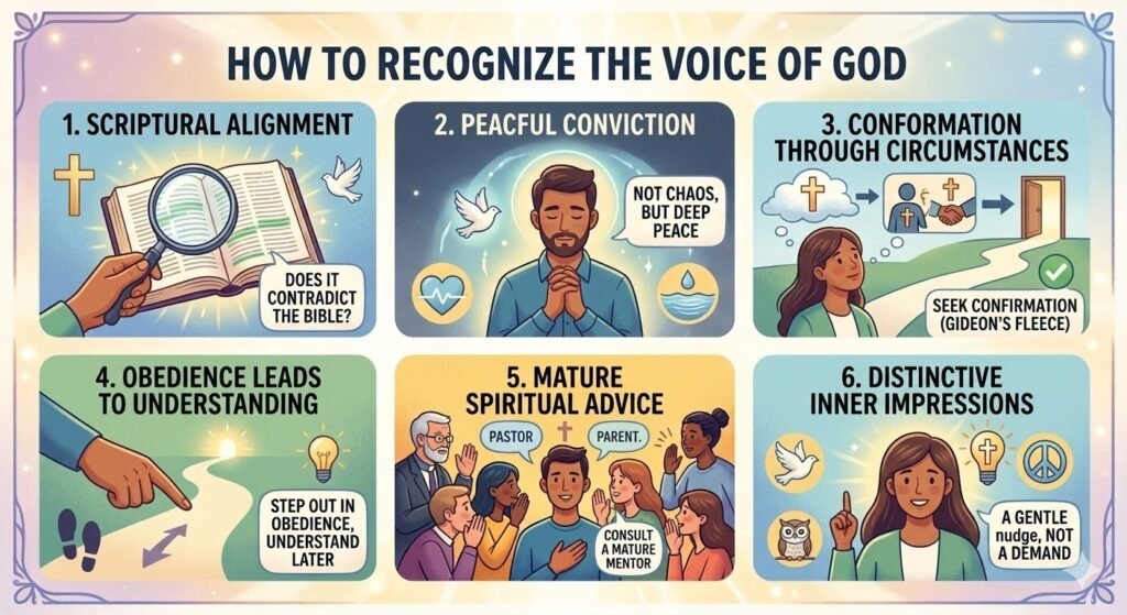 How can we learn to recognize God's voice?