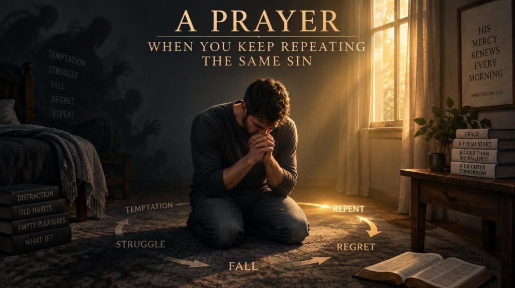 A Prayer When You Keep Repeating the Same Sin