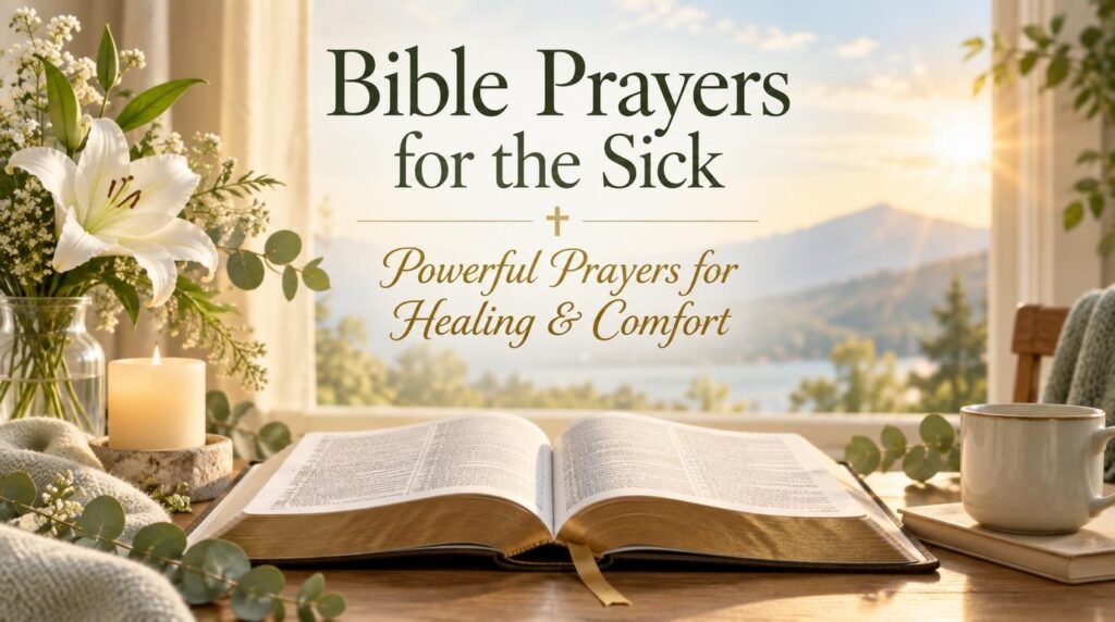 Bible Prayers for the Sick: Powerful Prayers for Healing & Comfort