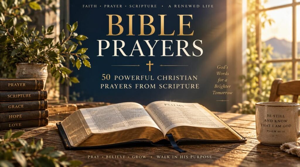 Bible Prayers: 50 Powerful Christian Prayers From Scripture