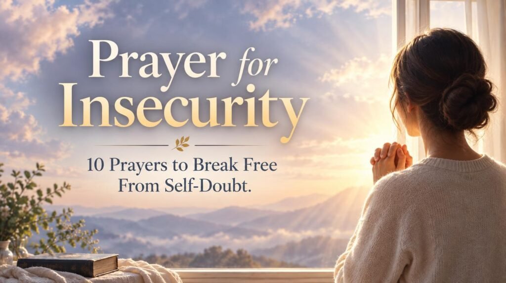 Prayer for Insecurity: 10 Prayers to Break Free From Self-Doubt